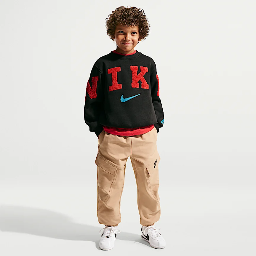 NIKE クラブ — リトルキッズ シェニール フリース クルー - Image 7