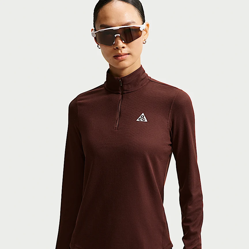 NIKE ACG — ウィメンズ Dri-FIT ハーフジップ トレイルランニング トップス