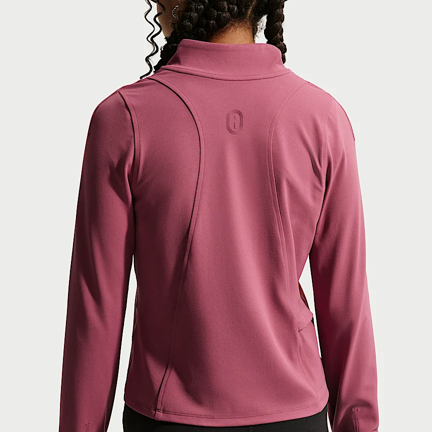 NIKE Mavn — Girls' Dri-FIT Fitted Full-Zip Long-Sleeve Top - Image 2