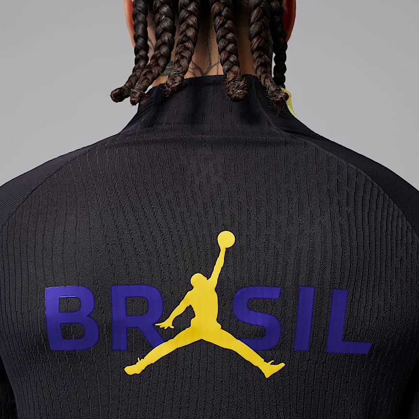 NIKE ブラジル ストライク エリート — メンズ ジョーダン Dri-FIT ADV サッカー ニット ドリル トップス - Image 6