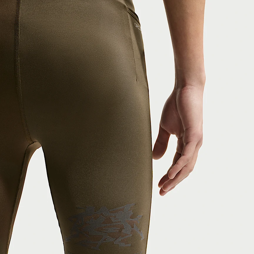 NIKE ファスト — メンズ Dri-FIT 1/2レングス ランニング タイツ (インナー付き) - Image 3