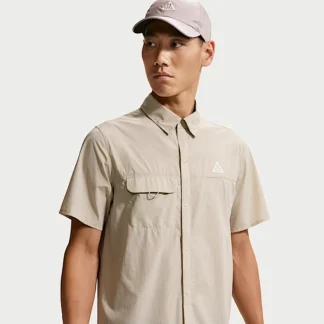 NIKE ACG エアリーズ — メンズ ボタンアップ トレイルランニング トップス