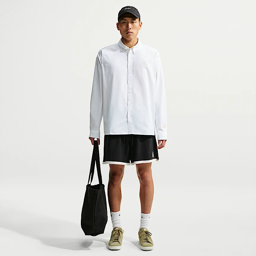 NIKE クラブ — メンズ ロングスリーブ オックスフォード トップス - Image 4