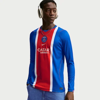 NIKE パリ サンジェルマン (PSG) 2026/27 スタジアム ホーム — メンズ ナイキ Dri-FIT サッカー レプリカ ロングスリーブ ユニフォーム