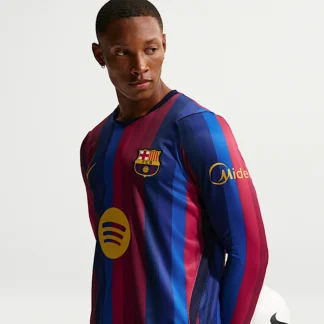 NIKE FCバルセロナ 2026/27 スタジアム ホーム — メンズ ナイキ Dri-FIT サッカー レプリカ ロングスリーブ ユニフォーム