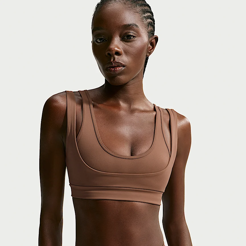 NIKE NikeSKIMS Matte — Women's Double-Strap Scoop Bra
