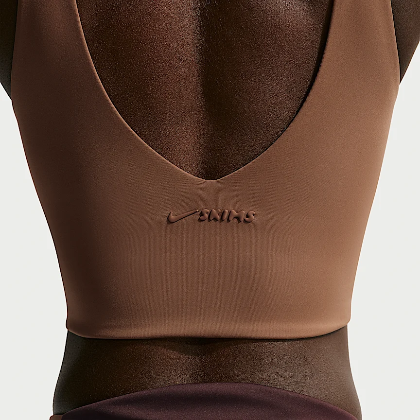 NIKE NikeSKIMS Matte — Women's V-Neck Long-Line Bra - Image 6