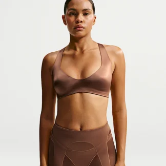 NIKE NikeSKIMS Satin Shine — Women's Plunge Bra