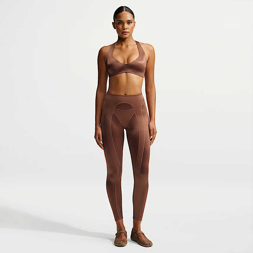 NIKE NikeSKIMS Satin Shine — Women's Plunge Bra - Image 4