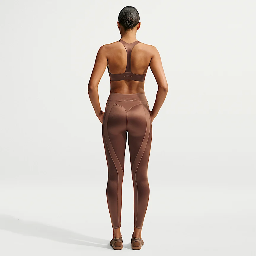 NIKE NikeSKIMS Satin Shine — Women's Plunge Bra - Image 5
