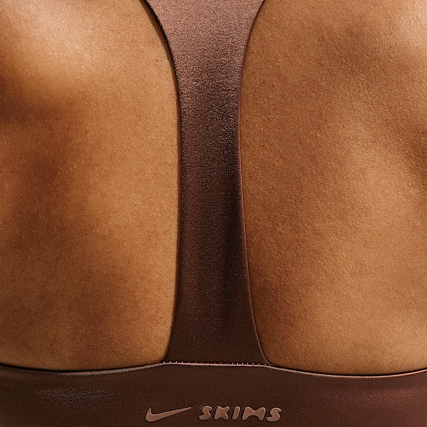 NIKE NikeSKIMS Satin Shine — Women's Plunge Bra - Image 6