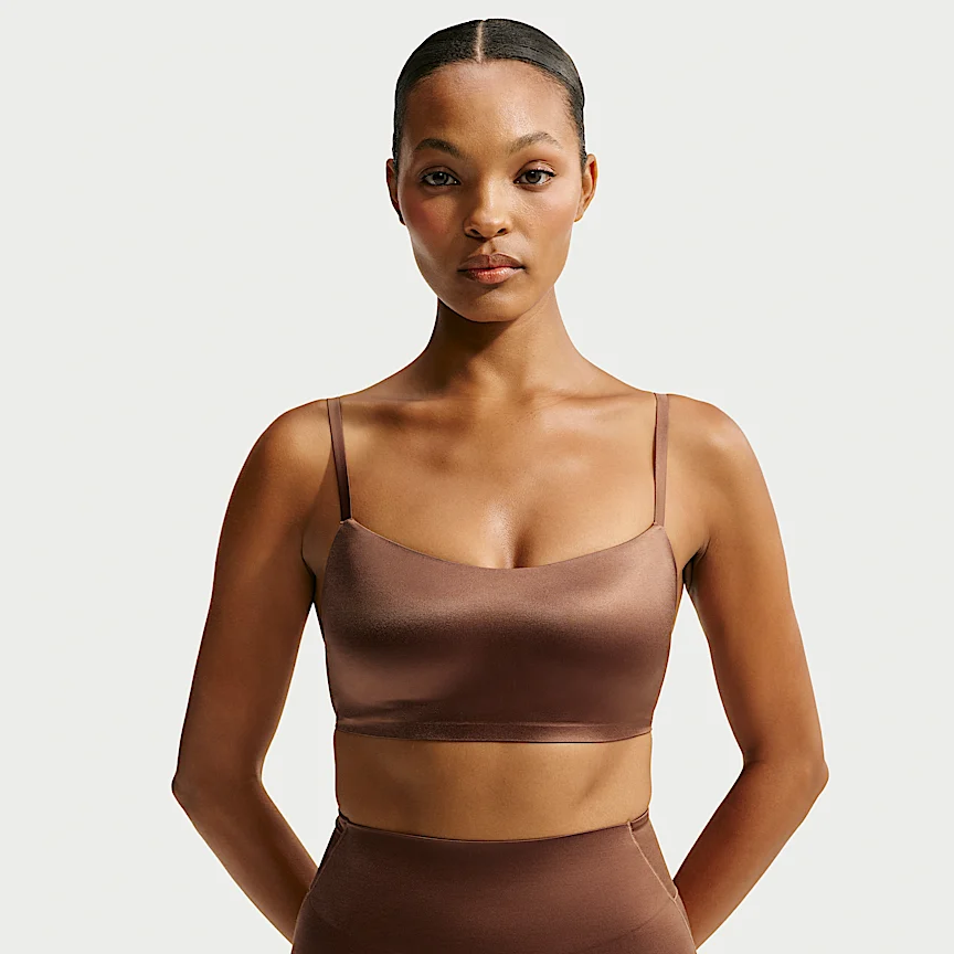 NIKE NikeSKIMS Satin Shine — Women's Scoop Cami Bra