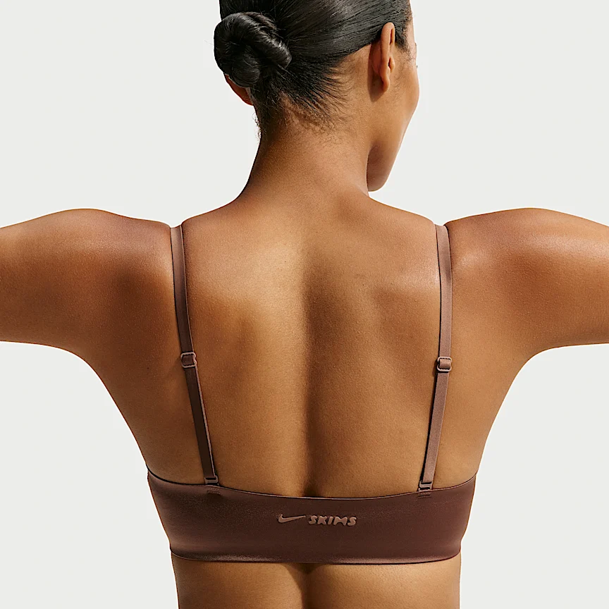 NIKE NikeSKIMS Satin Shine — Women's Scoop Cami Bra - Image 2