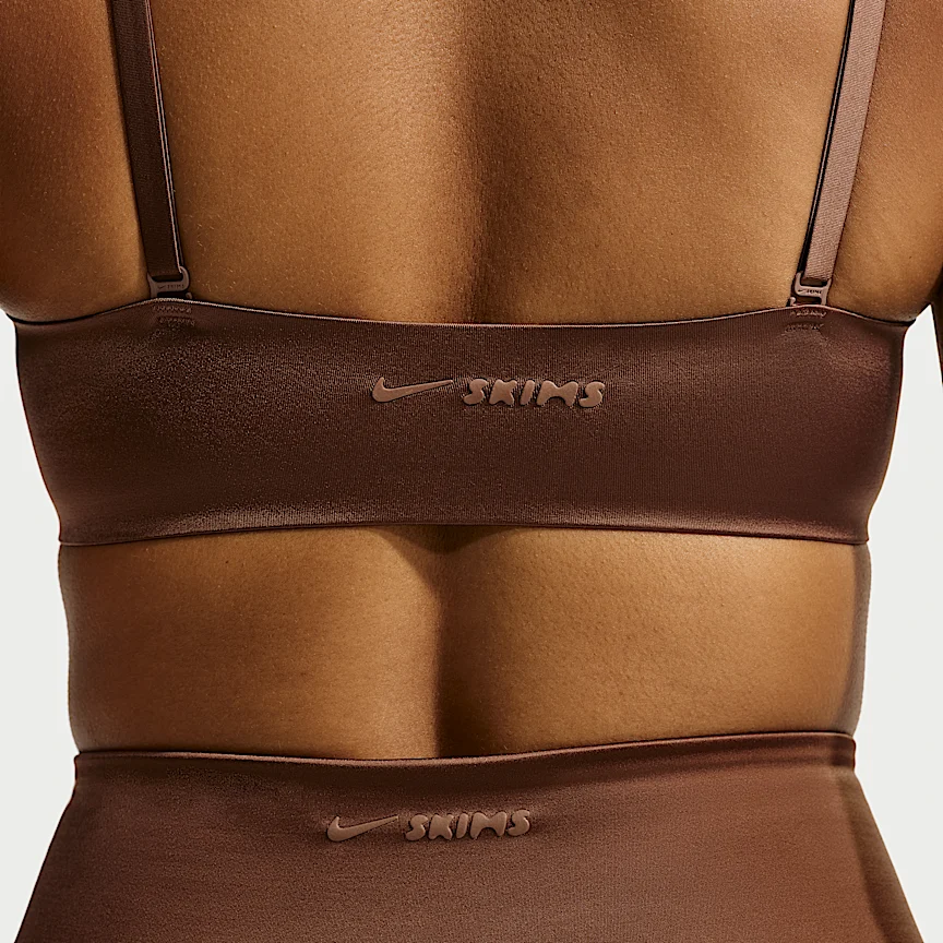 NIKE NikeSKIMS Satin Shine — Women's Scoop Cami Bra - Image 6
