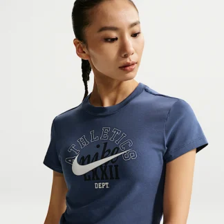 NIKE スポーツウェア チル ニット — ウィメンズ スリム クロップド Tシャツ