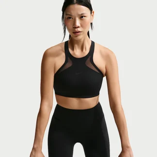NIKE ユニバーサ — ウィメンズ ミディアムサポート メッシュ スポーツブラ