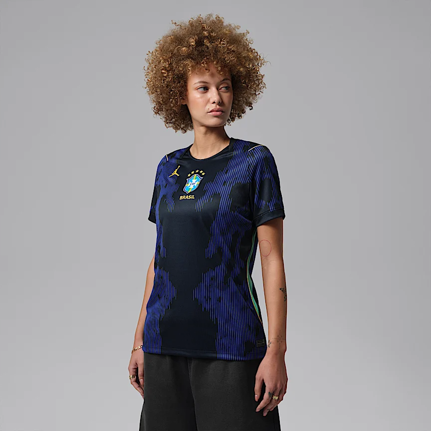 NIKE ブラジル ナショナルチーム 2026 スタジアム アウェイ — ウィメンズ ナイキ Dri-FIT サッカーユニフォーム