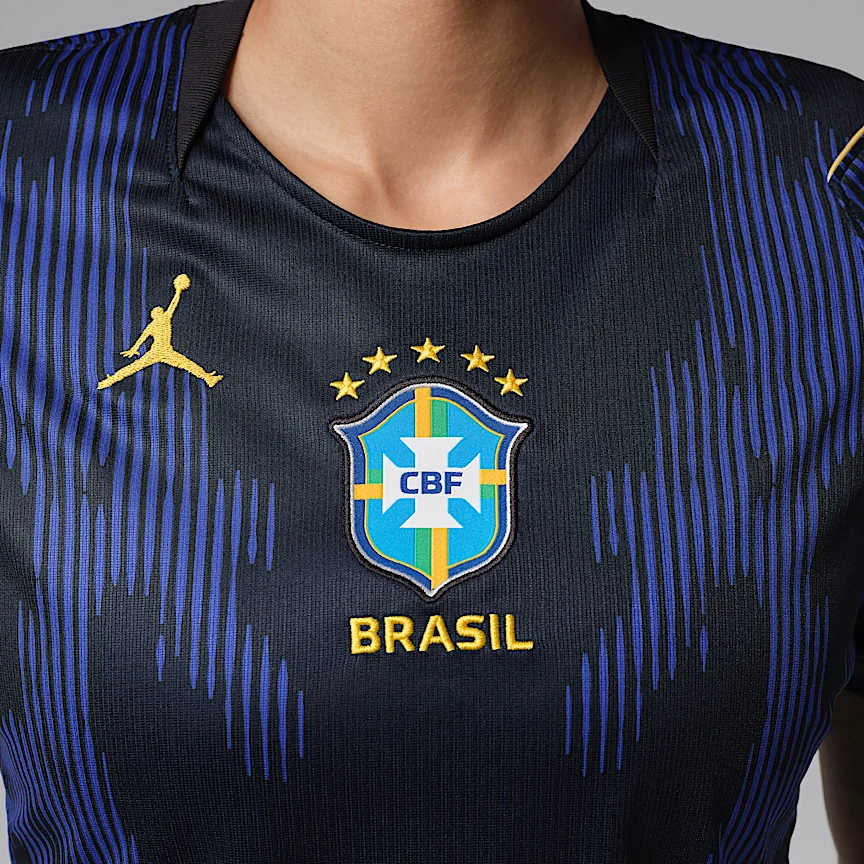 NIKE ブラジル ナショナルチーム 2026 スタジアム アウェイ — ウィメンズ ナイキ Dri-FIT サッカーユニフォーム - Image 4