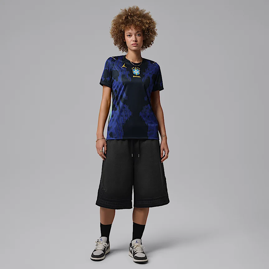 NIKE ブラジル ナショナルチーム 2026 スタジアム アウェイ — ウィメンズ ナイキ Dri-FIT サッカーユニフォーム - Image 6
