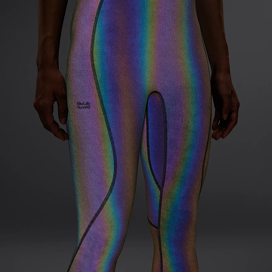 NIKE ラボ | ランニング フラッシュ — ウィメンズ ハイウエスト レギンス フロントシームなし - Image 7