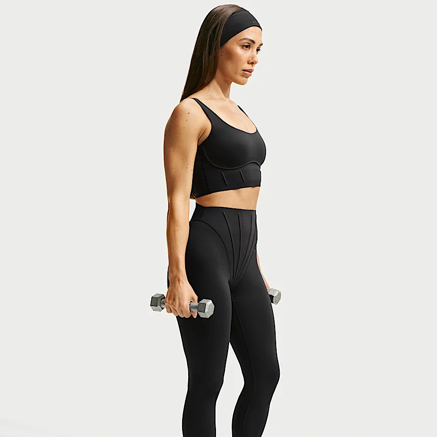 NIKE NikeSKIMS Matte — Women's High-Waisted Corset 26" Leggings - Image 4