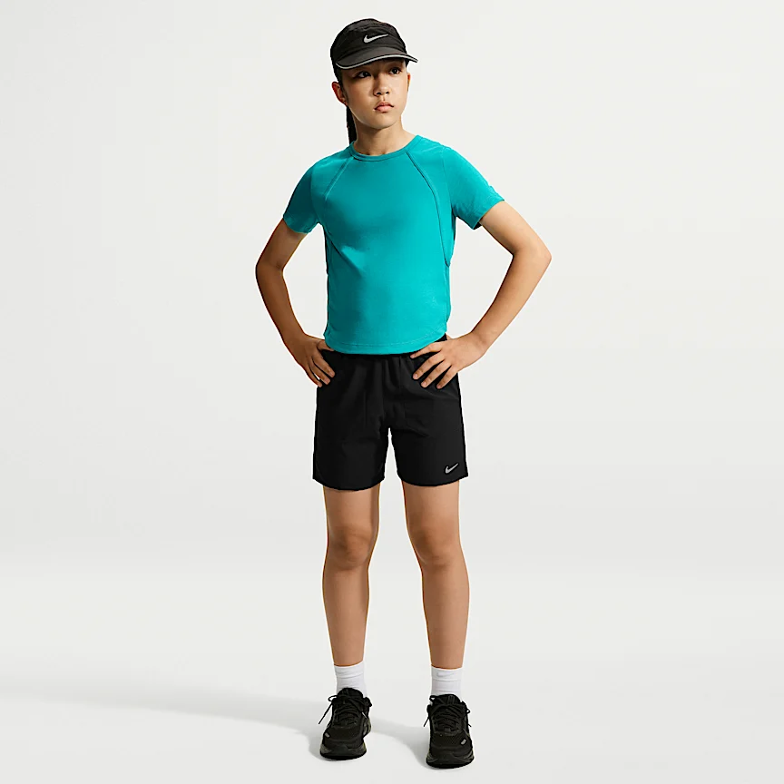 NIKE テンポ — ジュニア (ガールズ) Dri-FIT ショートスリーブ トップ - Image 4