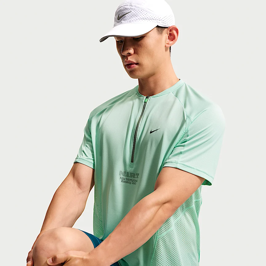 NIKE — メンズ Dri-FIT ショートスリーブ ランニングトップ - Image 3