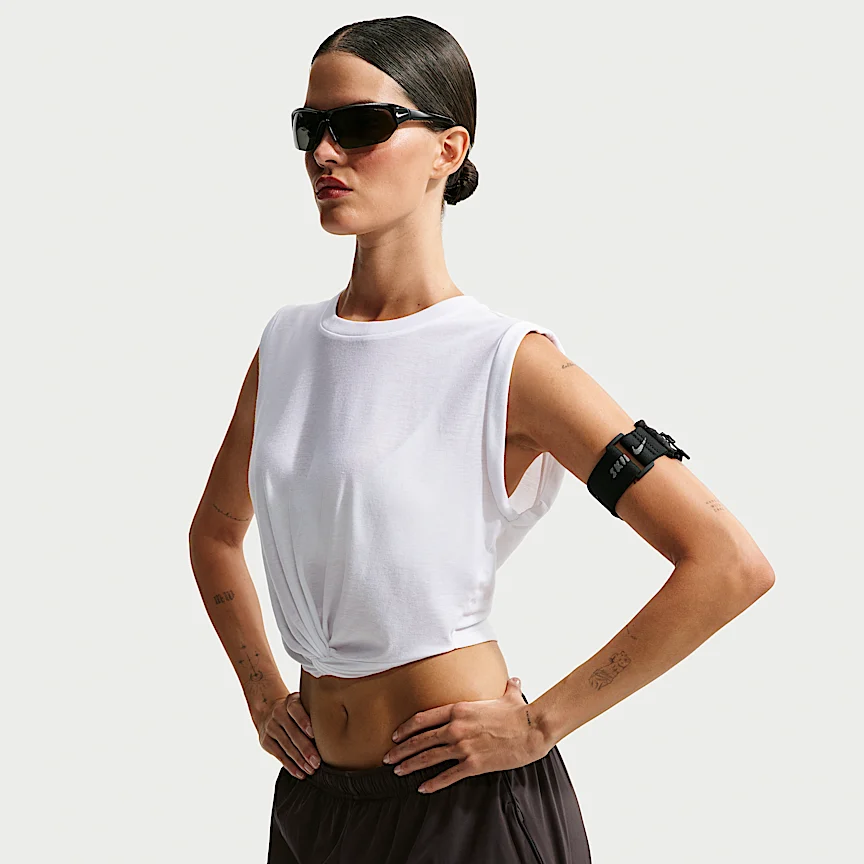 NIKE NikeSKIMS パフォーマンス コットンブレンド — ウィメンズ クロップド ツイスト タンクトップ - Image 3