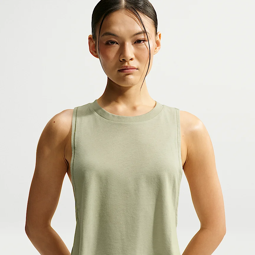 NIKE NikeSKIMS パフォーマンス コットンブレンド — ウィメンズ クロップド タンクトップ