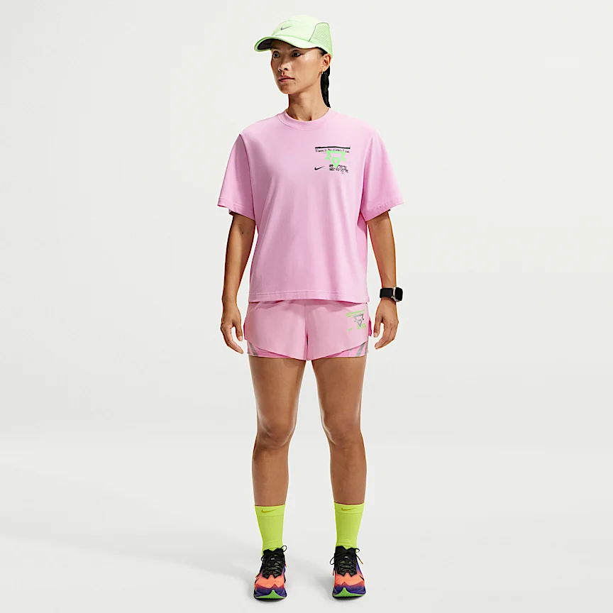 NIKE スウィフト — ウィメンズ Dri-FIT ミッドライズ 2イン1 ランニングショートパンツ