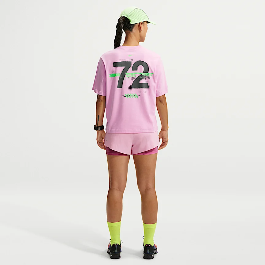 NIKE スウィフト — ウィメンズ Dri-FIT ミッドライズ 2イン1 ランニングショートパンツ - Image 5
