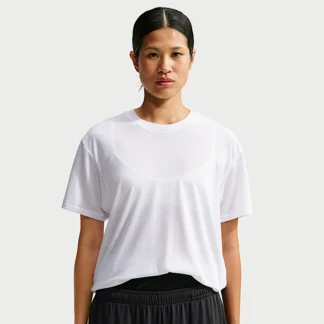 NIKE NikeSKIMS パフォーマンス コットンブレンド — ウィメンズ オーバーサイズ ショートスリーブ トップ