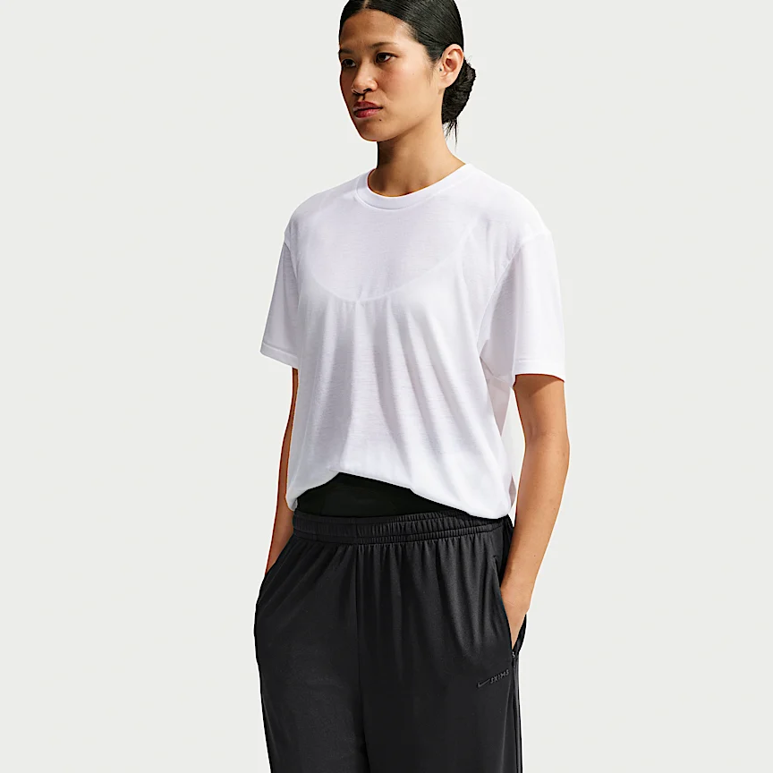 NIKE NikeSKIMS パフォーマンス コットンブレンド — ウィメンズ オーバーサイズ ショートスリーブ トップ - Image 3