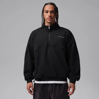 NIKE ジョーダン フライト フリース — メンズ 1/4ジップ トップ