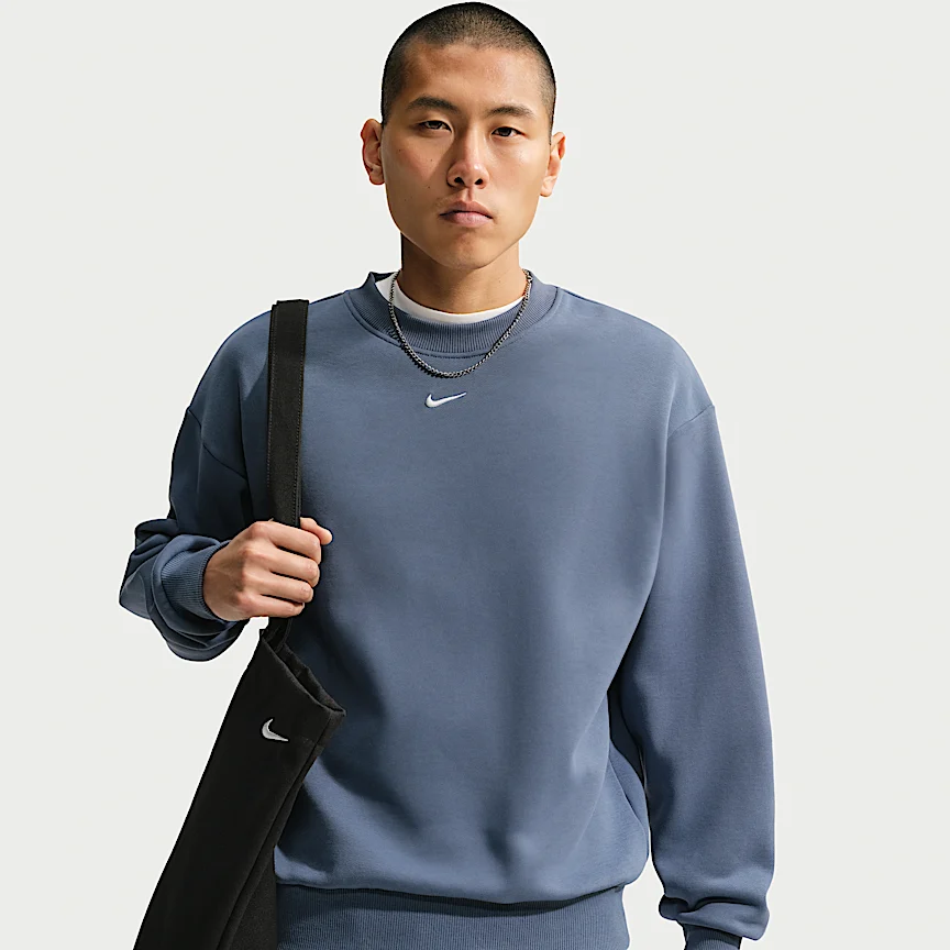 NIKE ソロ フリース — メンズ クルーネック スウェットシャツ