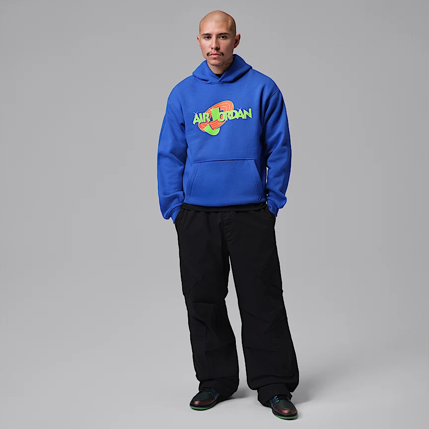 NIKE ジョーダン ブルックリン スペース ジャム — メンズ フリース トレーナー パーカー - Image 7