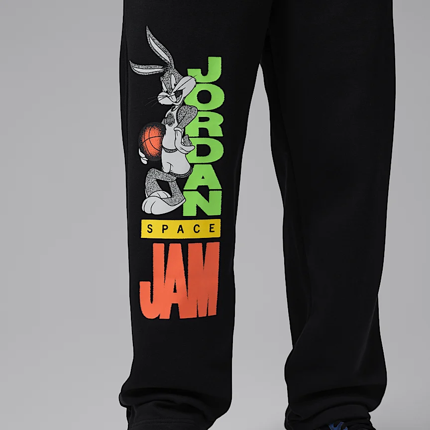 NIKE ジョーダン ブルックリン スペース ジャム — メンズ フリース カフ パンツ - Image 5