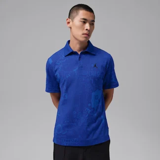 NIKE ジョーダン Dri-FIT スペース ジャム — メンズ プリント ゴルフポロ
