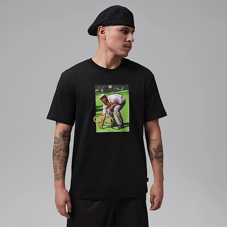 NIKE ジョーダン Dri-FIT スペース ジャム — メンズ ゴルフ Tシャツ