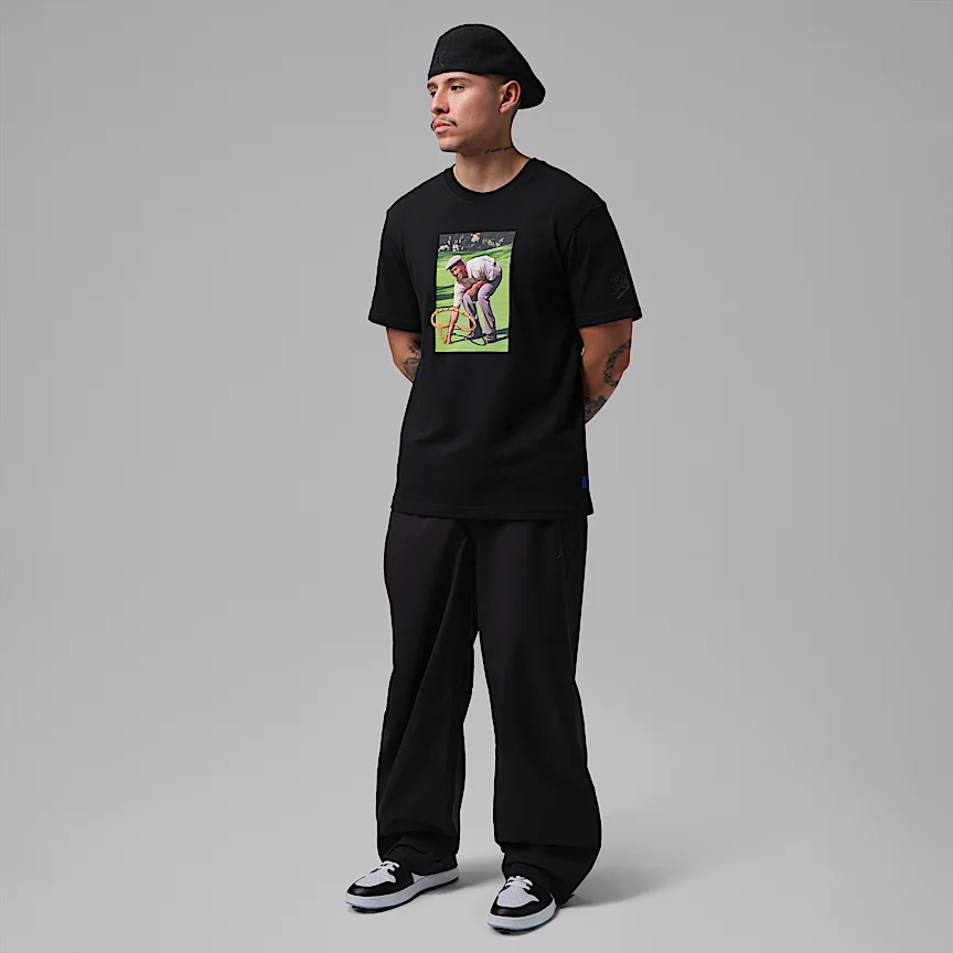 NIKE ジョーダン Dri-FIT スペース ジャム — メンズ ゴルフ Tシャツ - Image 8