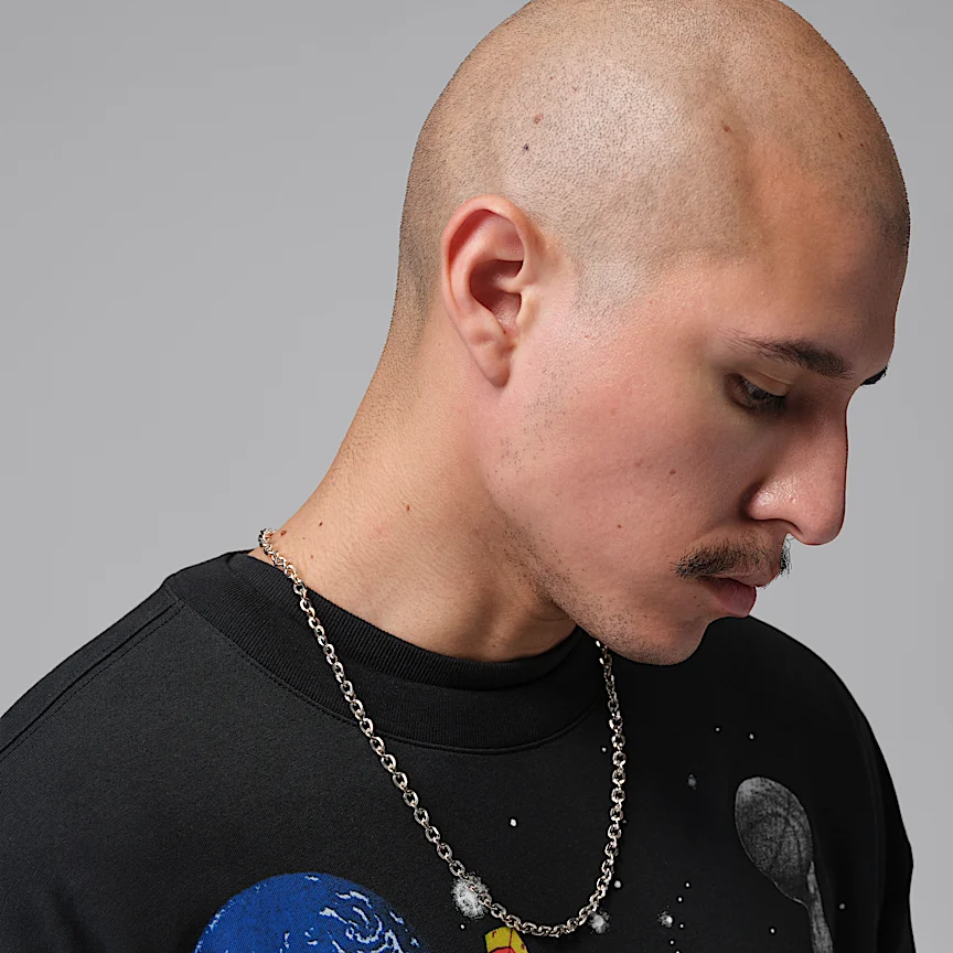 NIKE ジョーダン フライト スペース ジャム — メンズ ボールト 1996 クルーネック Tシャツ - Image 3