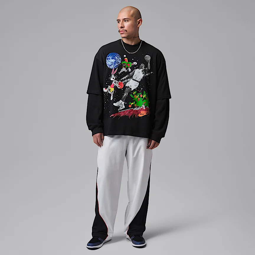 NIKE ジョーダン フライト スペース ジャム — メンズ ボールト 1996 クルーネック Tシャツ - Image 7