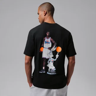 NIKE ジョーダン ブルックリン スペース ジャム — メンズ クルーネック Tシャツ