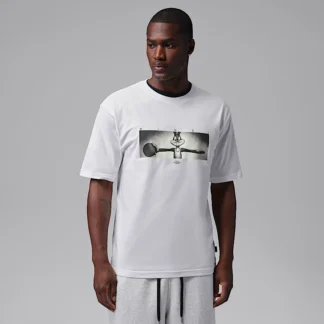 NIKE ジョーダン ブルックリン スペース ジャム — メンズ ウィングス クルーネック Tシャツ