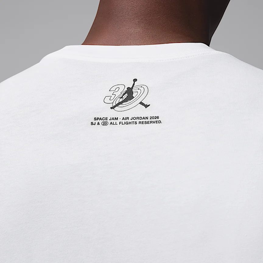 NIKE ジョーダン ブルックリン スペース ジャム — メンズ ウィングス クルーネック Tシャツ - Image 5
