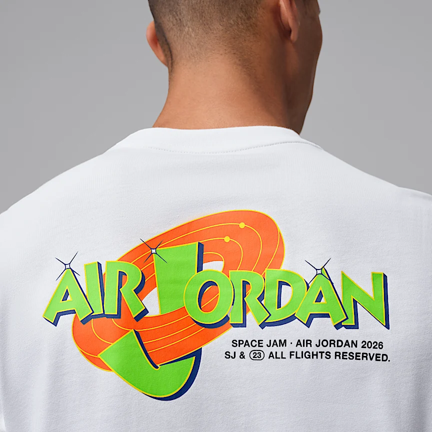 NIKE ジョーダン Dri-FIT スペース ジャム — メンズ バッグス バニー ゴルフ Tシャツ - Image 6
