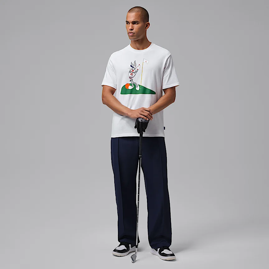 NIKE ジョーダン Dri-FIT スペース ジャム — メンズ バッグス バニー ゴルフ Tシャツ - Image 7