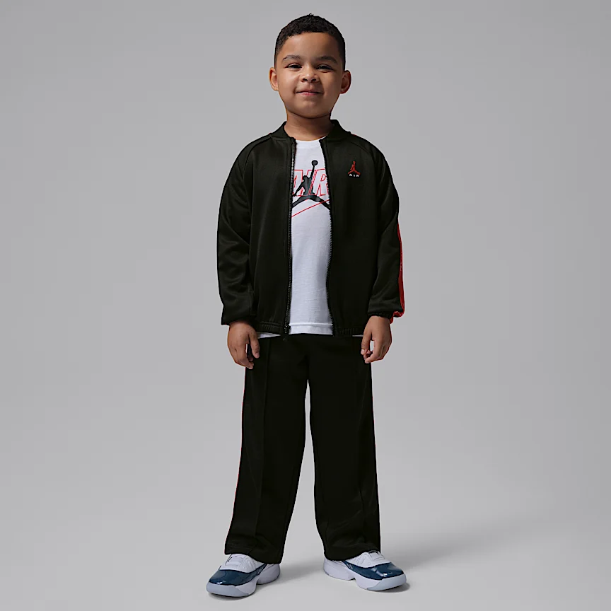 NIKE ジョーダン ブルックリン エッセンシャル — リトルキッズ Dri-FIT ツーピース トラック セットアップ