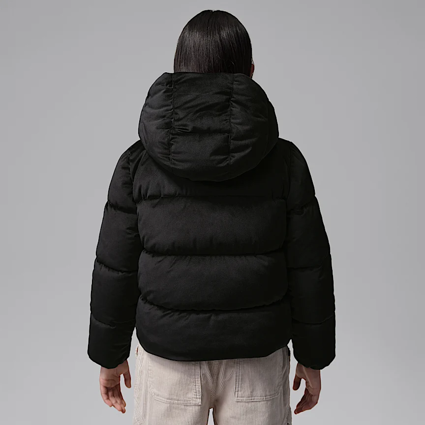 NIKE ジョーダン — ジュニア ベルベット パファー ジャケット - Image 2