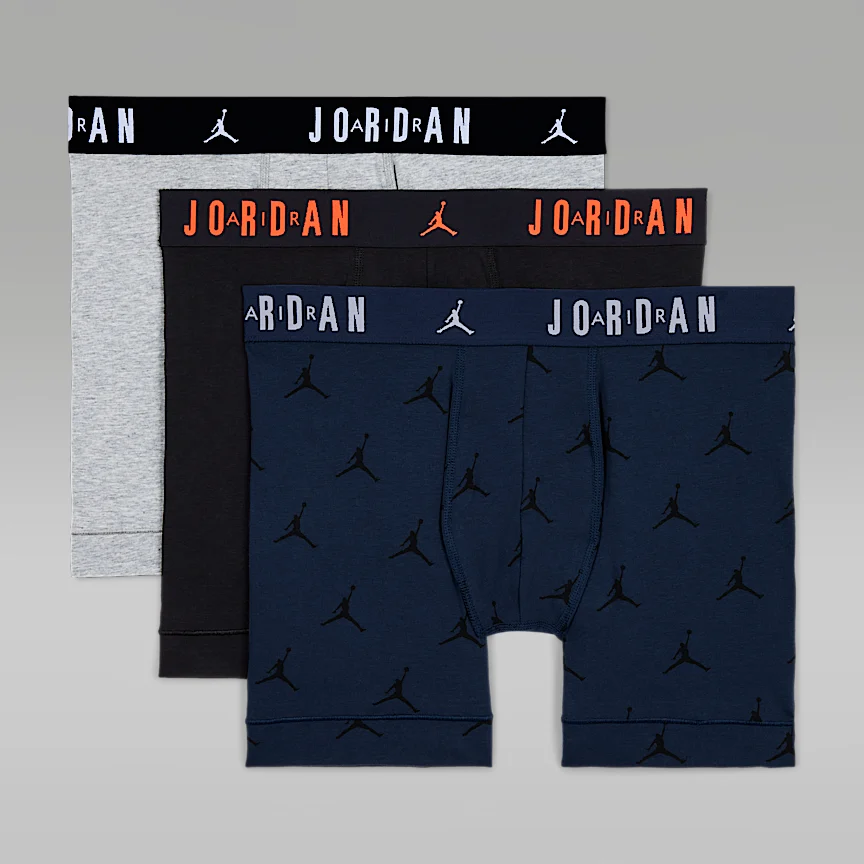 NIKE ジョーダン — メンズ Dri-FIT ジャンプマン フライト コットン ボクサーブリーフ (3枚) - Image 6